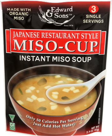 Edward & Sons Restaurant Style Instant Miso Soup - 2.9 OZ