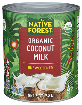 Organic Unsweetened Coconut Milk - 3 QT
