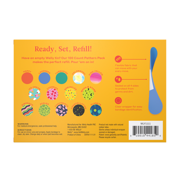 Flexible Fabric Bandage Refill Carton