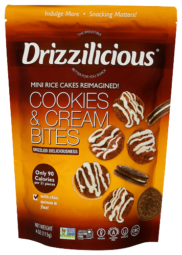 Drizzilicious Cookie & Cream Bites - 4 OZ