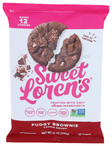 Fudgy Brownie Cookie Dough - 12 OZ