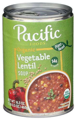 Organic Vegetable Lentil Soup - 16.3 OZ