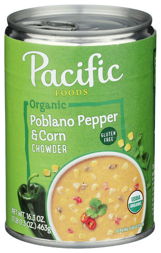 Organic Poblano Pepper & Corn Chowder - 16 OZ