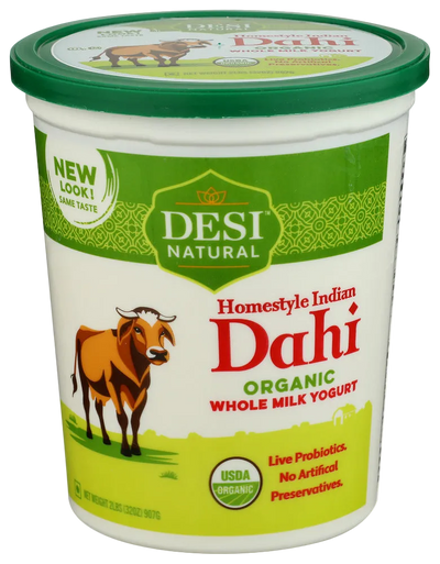 Desi Dahi Organic Whole Milk Yogurt - 32 OZ