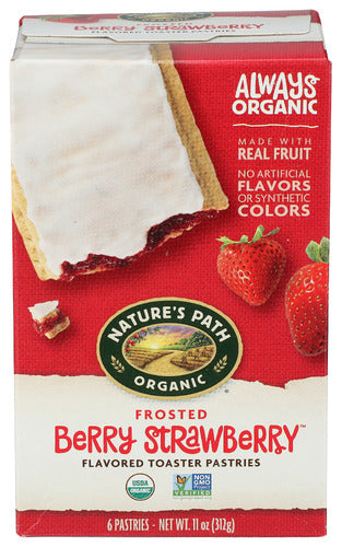 Organic Frosted Strawberry Toaster Pastries - 11 OZ