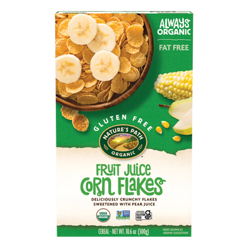 Organic Fruit Juice Corn Flakes - 10.6 OZ