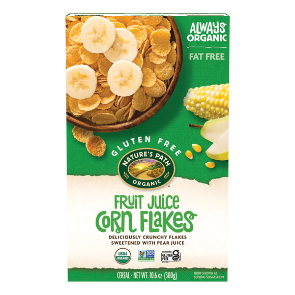 Organic Fruit Juice Corn Flakes - 10.6 OZ