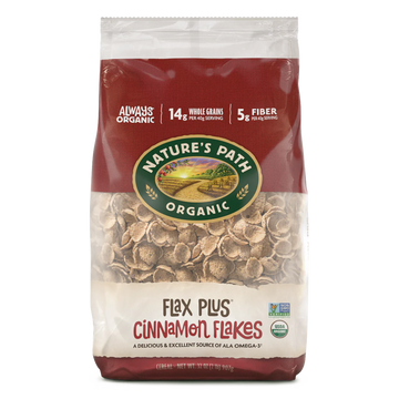 Organic Flax Plus Cinnamon Flakes - 32 OZ