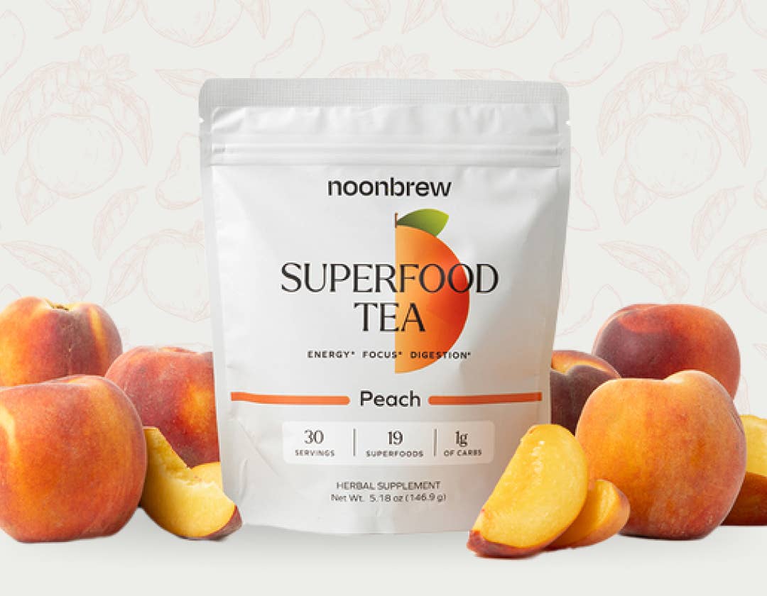 NoonBrew Superfood Peach - 30 Servings