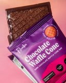 Chocolate Waffle Cone - 1 OZ-6