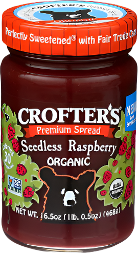 Crofters Seedless Raspberry Spread - 16.5 OZ