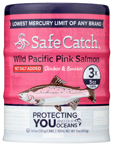 Wild Pink Salmon 3 Cans - 15 OZ