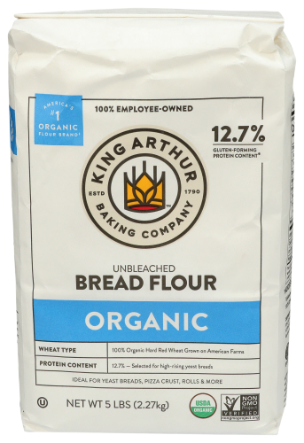 King Arthur Organic 100% Bread Flour - 5 LB