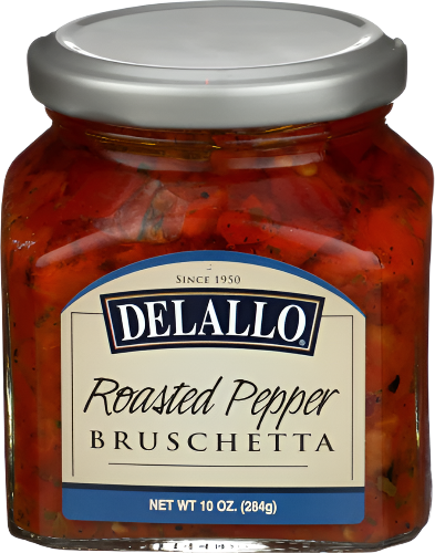 Delallo Roasted Pepper Bruschetta - 10 OZ