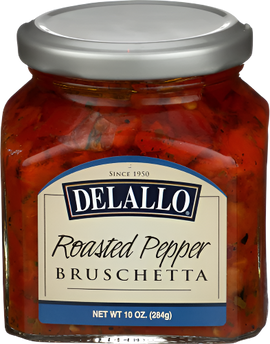 Delallo Roasted Pepper Bruschetta - 10 OZ