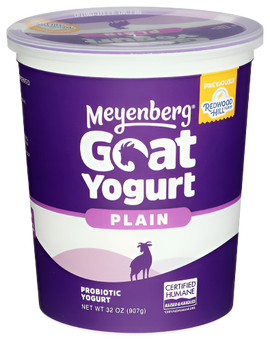Meyenberg Whole Milk Plain Goat Yogurt - 32 OZ