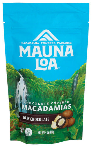 Dark Chocolate Macadamia Nuts - 4 OZ