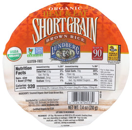 Organic Short Grain Brown Rice Bowl