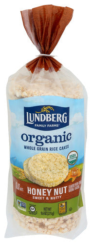 Lundberg Honey Nut Rice Cakes - 9.5 OZ