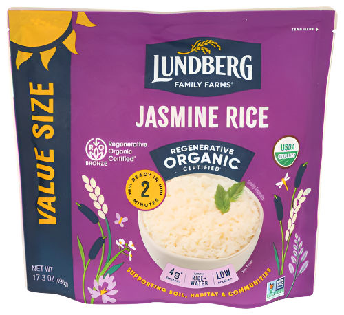 Lundberg Family Size Jasmine Rice - 17.3 OZ