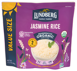 Lundberg Family Size Jasmine Rice - 17.3 OZ