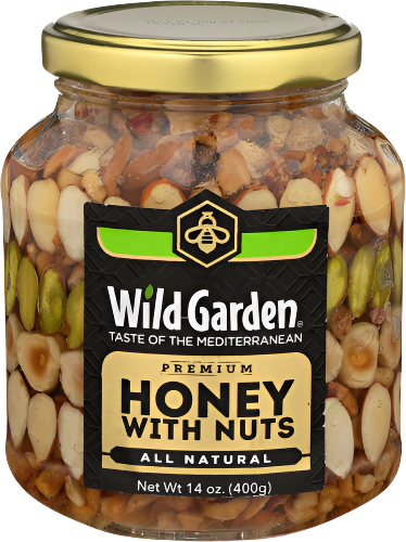 Honey With Nuts - 14 OZ