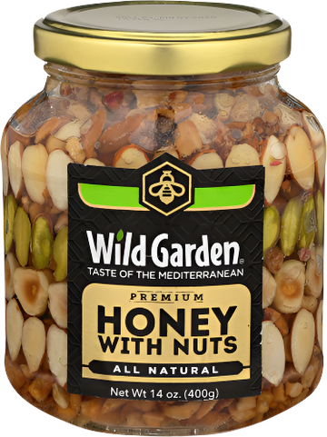 Honey With Nuts - 14 OZ