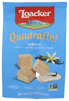 Quadratini Vanilla Wafer Cookies - 8.82 OZ