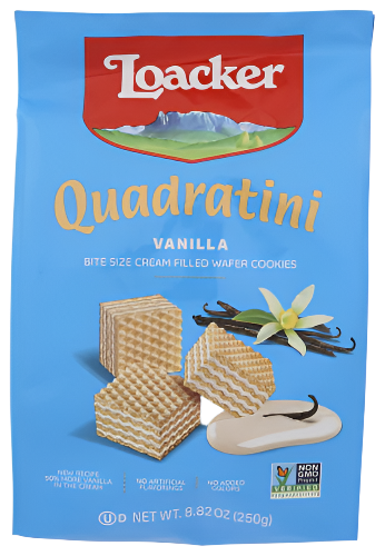 Quadratini Vanilla Wafer Cookies - 8.82 OZ