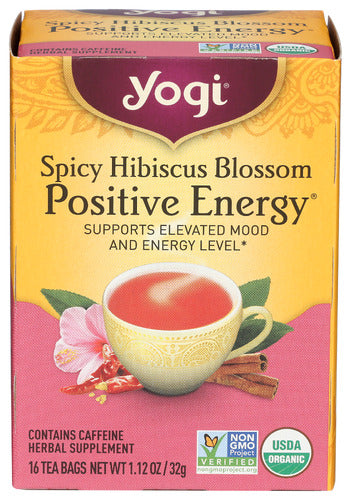 Organic Spicy Hibiscus Positive Energy Tea