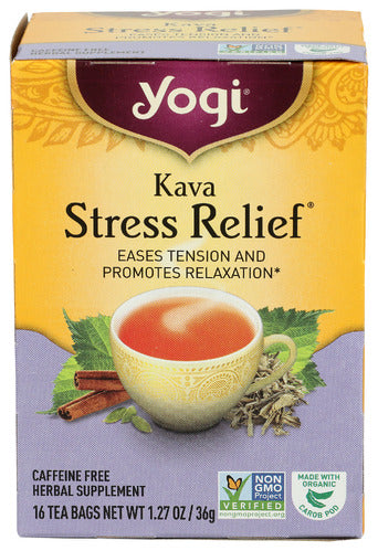 Organic Kava Stress Relief Tea - 16 BG