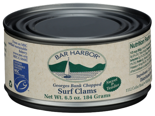 Bar Harbor Chopped Surf Clams - 6.5 OZ