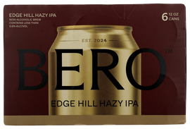 Edge Hill Hazy IPA Non-Alcoholic Beer - 6 PK