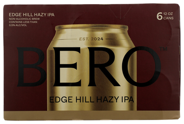 Edge Hill Hazy IPA Non-Alcoholic Beer - 6 PK