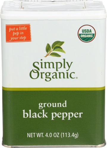 Organic Ground Black Pepper