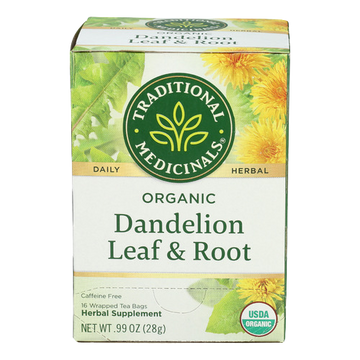 Organic Dandelion Leaf & Root Tea - 16 BG