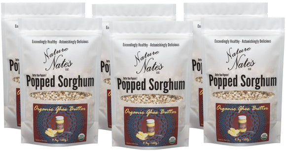 Organic Popped Sorghum with Ghee Butter 4.3 OZ