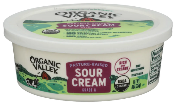 Organic Valley Sour Cream - 8 OZ