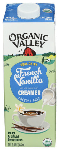Organic Valley Lactose Free French Vanilla Creamer - 32 OZ