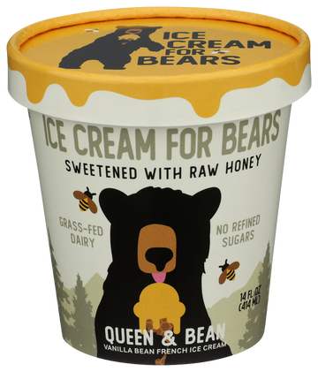 "Queen & Bean" Vanilla Bean French Ice Cream - 14 FO