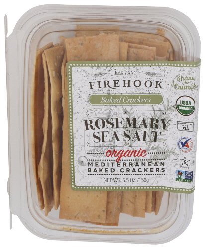 Organic Rosemary Sea Salt Baked Crackers - 5.5 OZ