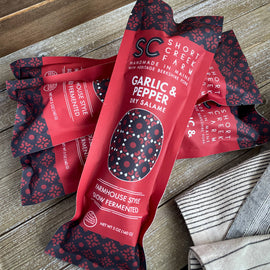 Garlic & Pepper Salami - 5 OZ