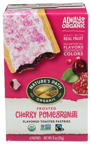 Organic Frosted Cherry Pomegranate Toaster Pastries - 11 OZ