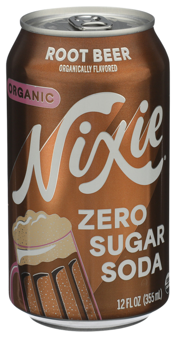 Nixie Zero Sugar Root Beer Soda - 12 FO
