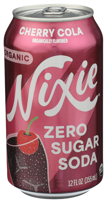 Nixie Zero Sugar Cherry Cola Soda - 12 FO