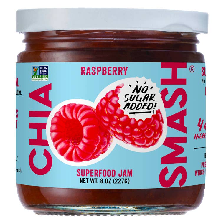 Raspberry Chia Smash - Superfood Jam - 8 OZ