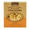 Potter's Crackers Organic Wisconsin Cheddar Oyster Crackers - 5 OZ-2