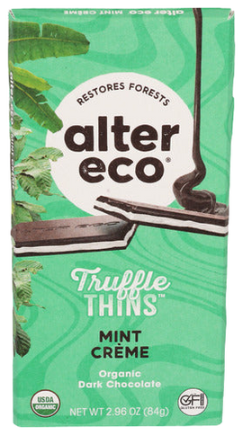 Organic Minte Creme Truffle Thins - 2.96 OZ