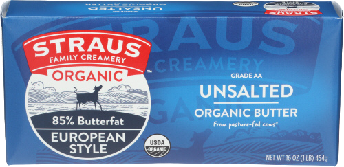 Organic Unsalted Butter - 1 LB