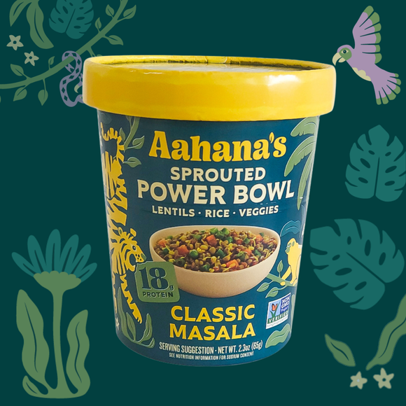 Aahana's Naturals Classic Masala Sprouted Power Bowl - 2.3 OZ